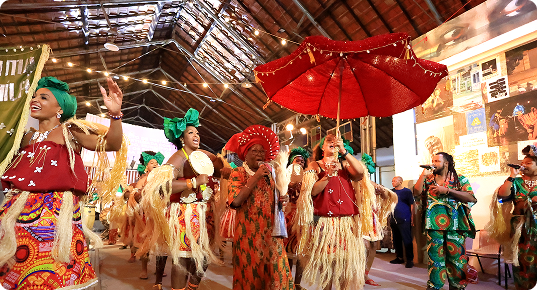 Apresentação cultural em Campinas